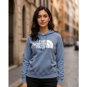 NWOT The North Face Women's Pullover Fleece Hoodie Blue S